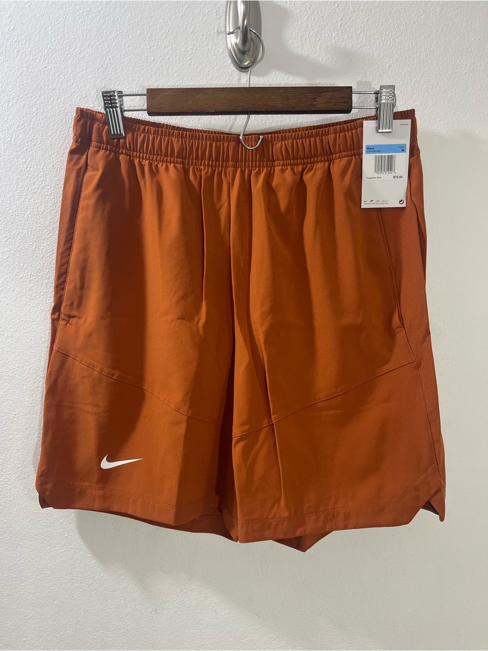 Nike DRI-FIT ‘Texas Longhorns’ Player Shorts Desert Orange CW5409-802 Mens Sz M